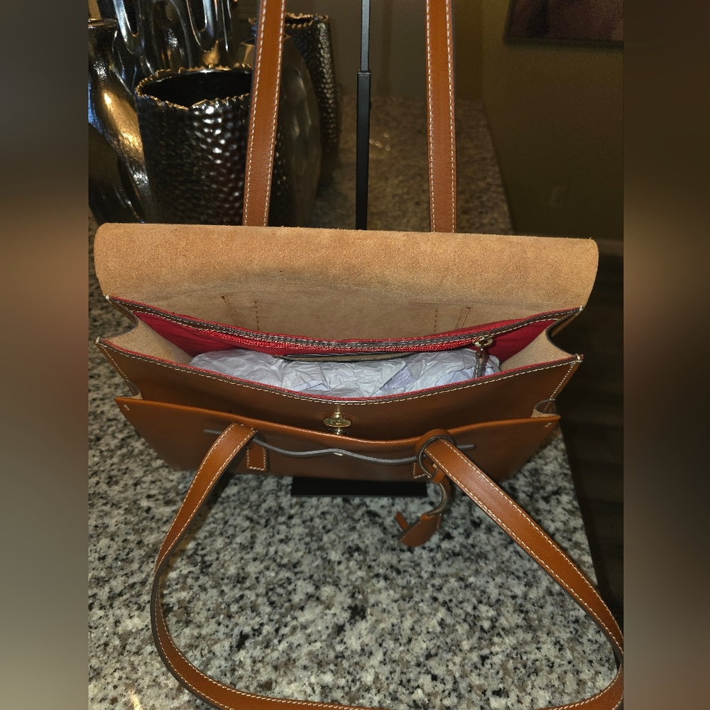 Brown Leather Handbag - Picture 3 of 3